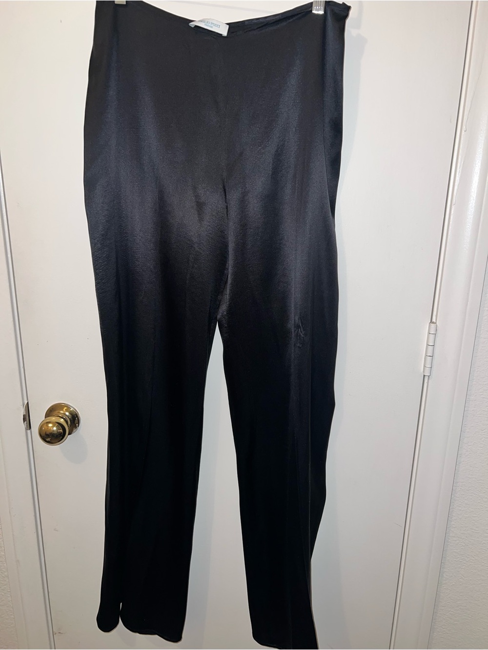 Black Silk Pants